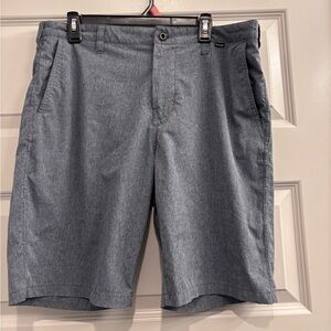 Hurley Phantom Men's Hybrid Walk Shorts Size 34 Gray Patterned Swim Surf Wear